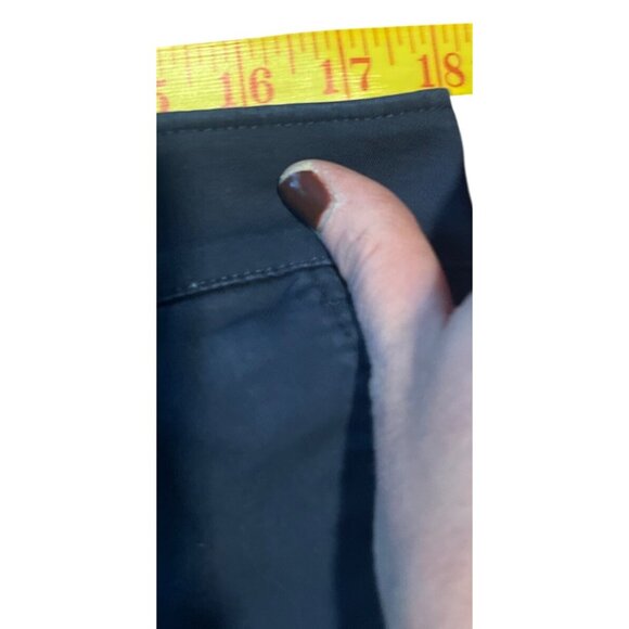 Nike Dri-Fit Flat Front Golf Pants 34x30 Navy Blue Lightweight Cotton Blend EUC - Picture 8 of 9